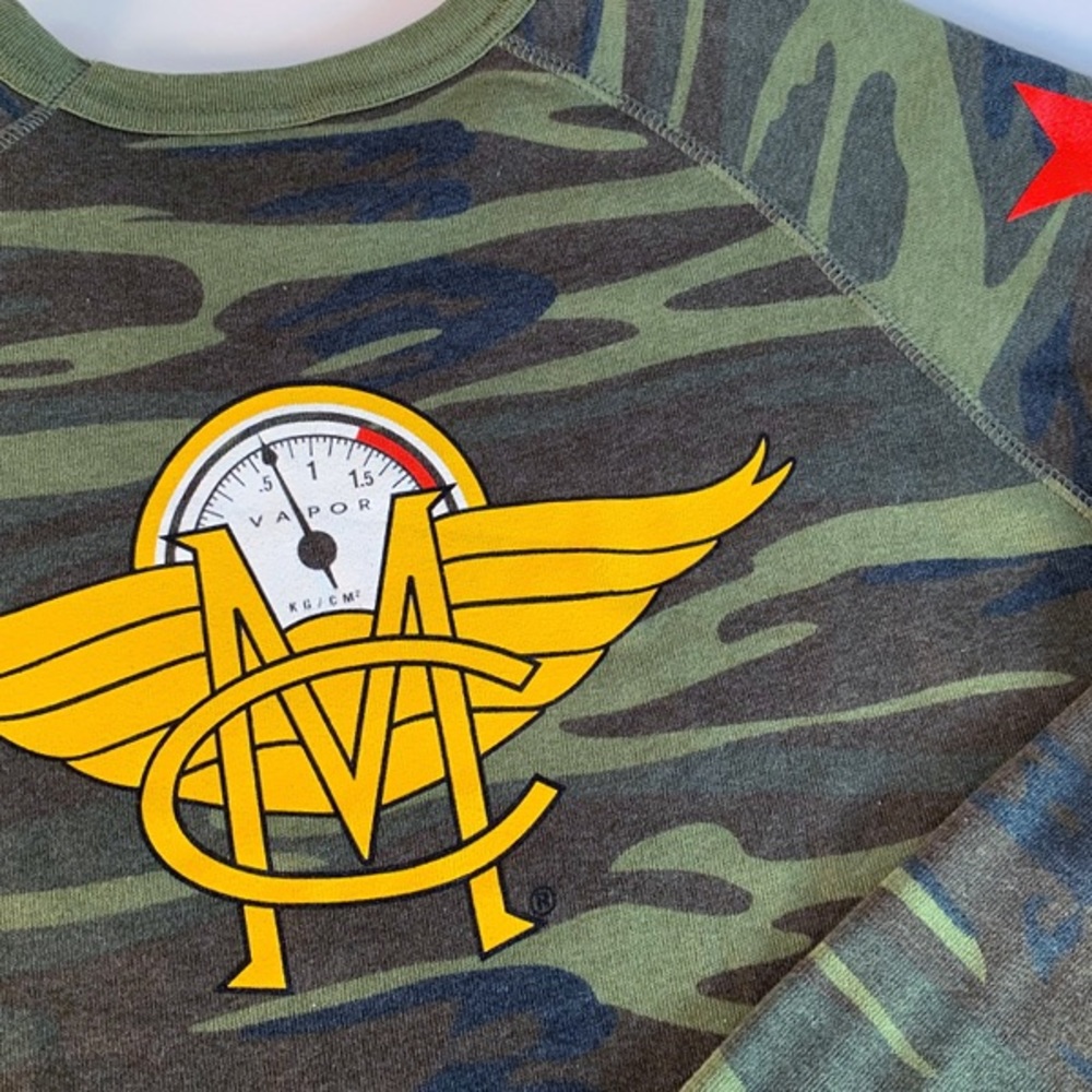 Cafe Moto Camo Sweatshirt - Picture 2 of 7